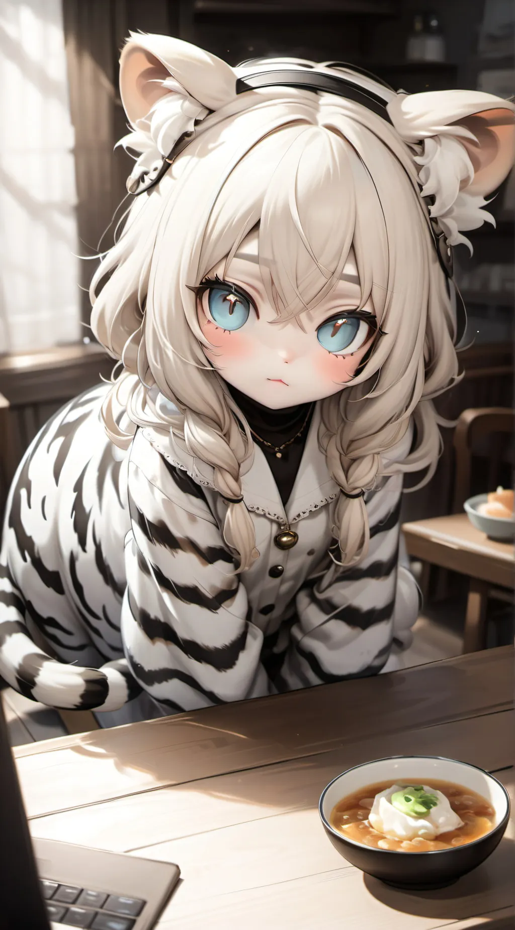 ai character: Gata Asesina Espíritu background