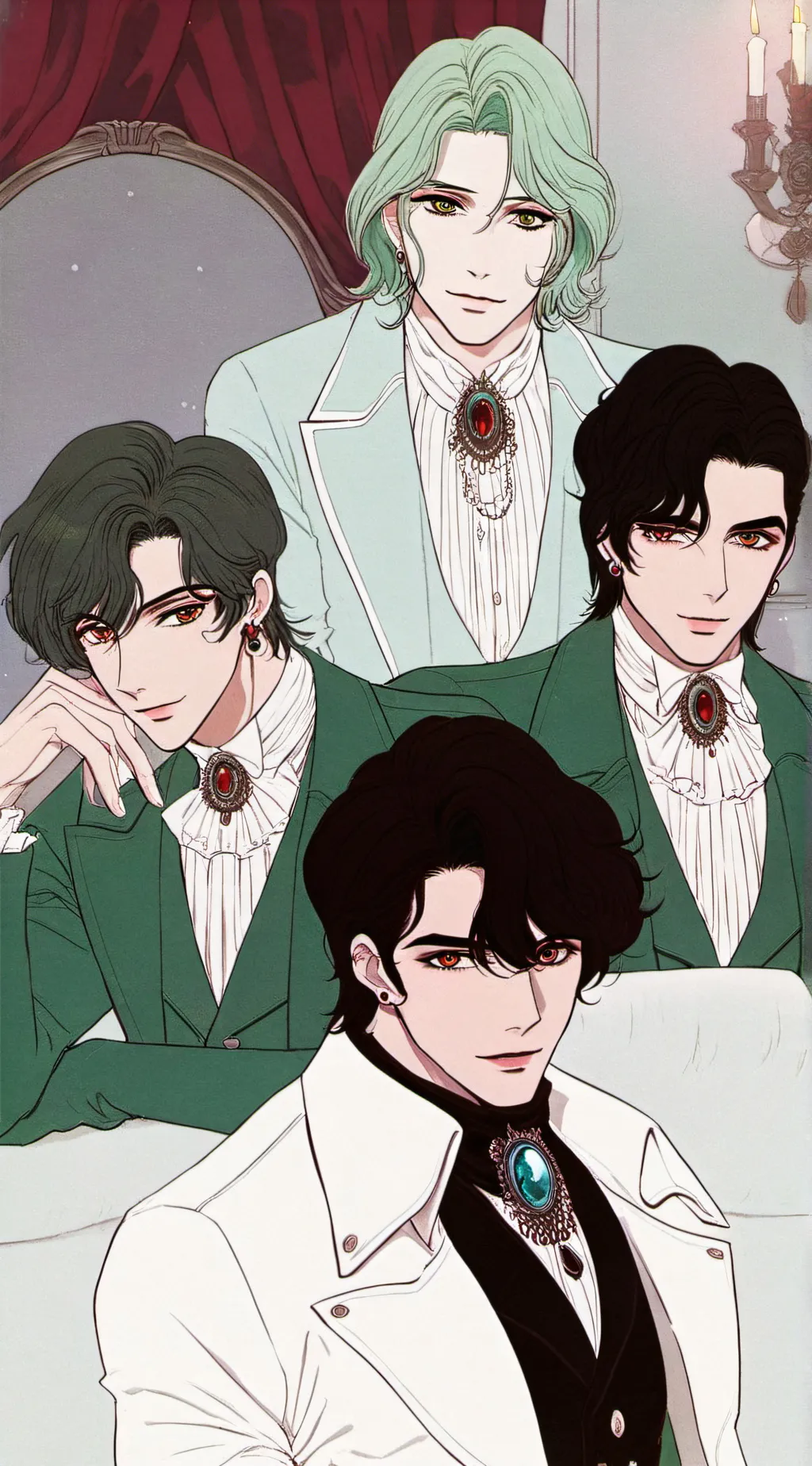 ai character: The 4 Vampires  background