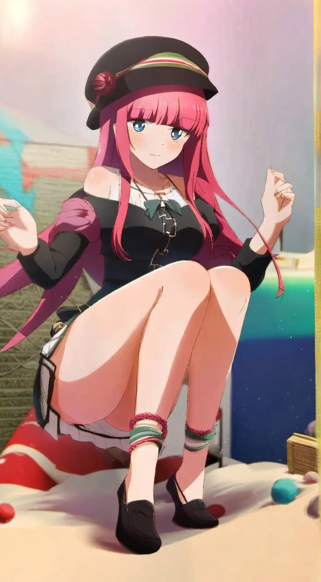 ai character: Nino fachera  background