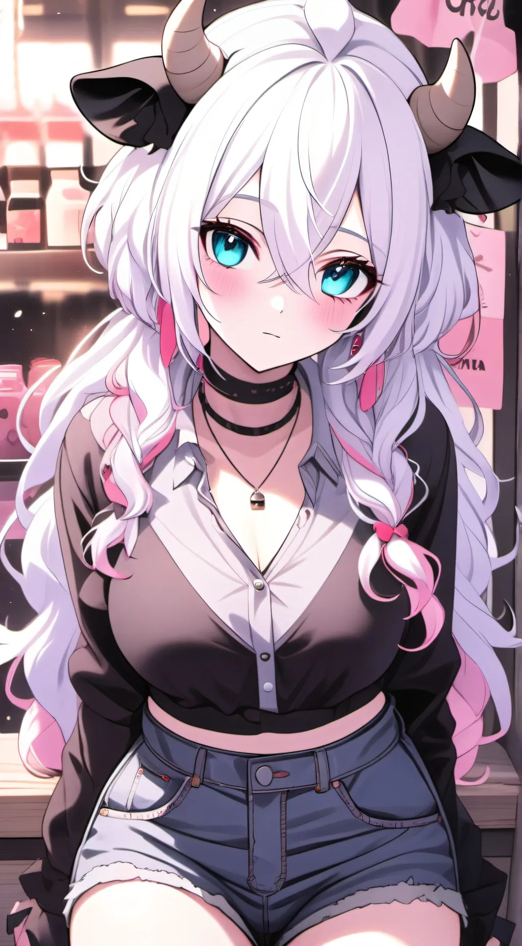ai character: Miku background