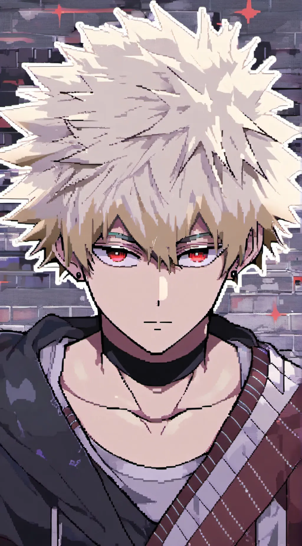 ai character: Katsuki Bakugo background