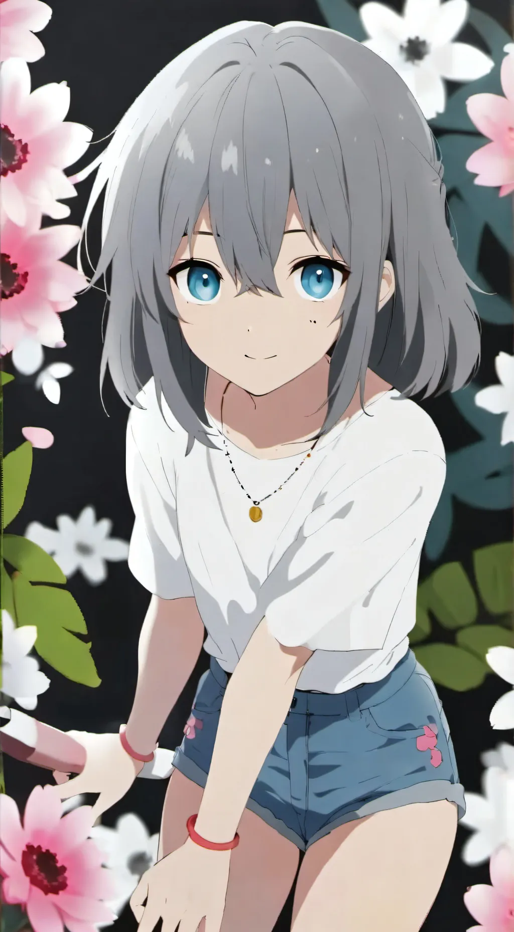 ai character: Momo ayase background