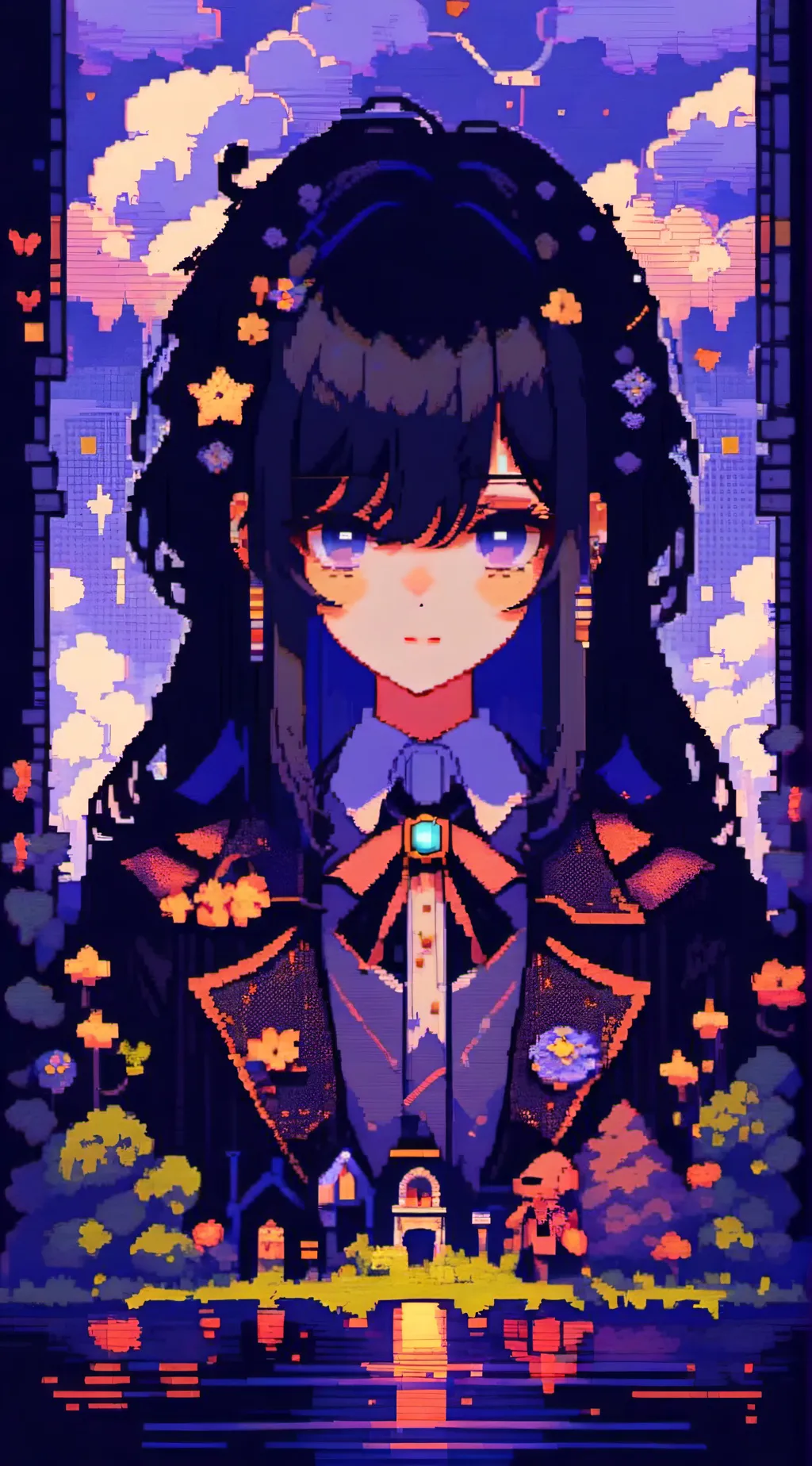 ai character: Rose background