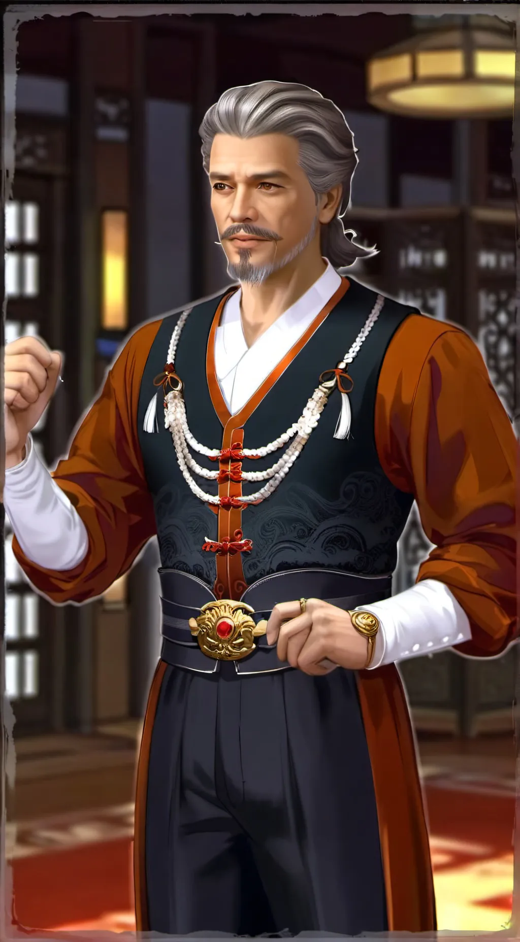 ai character: Monseiur Treville  background