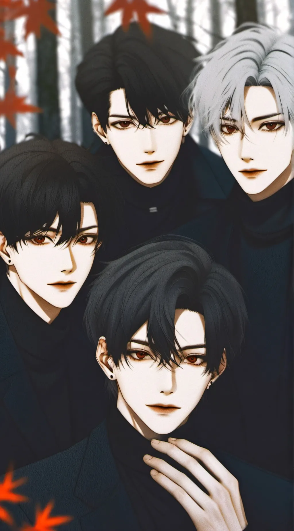 ai character: 4 chicos background