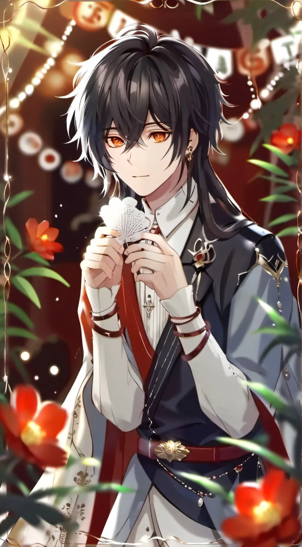 ai character: Hey baby Yo background