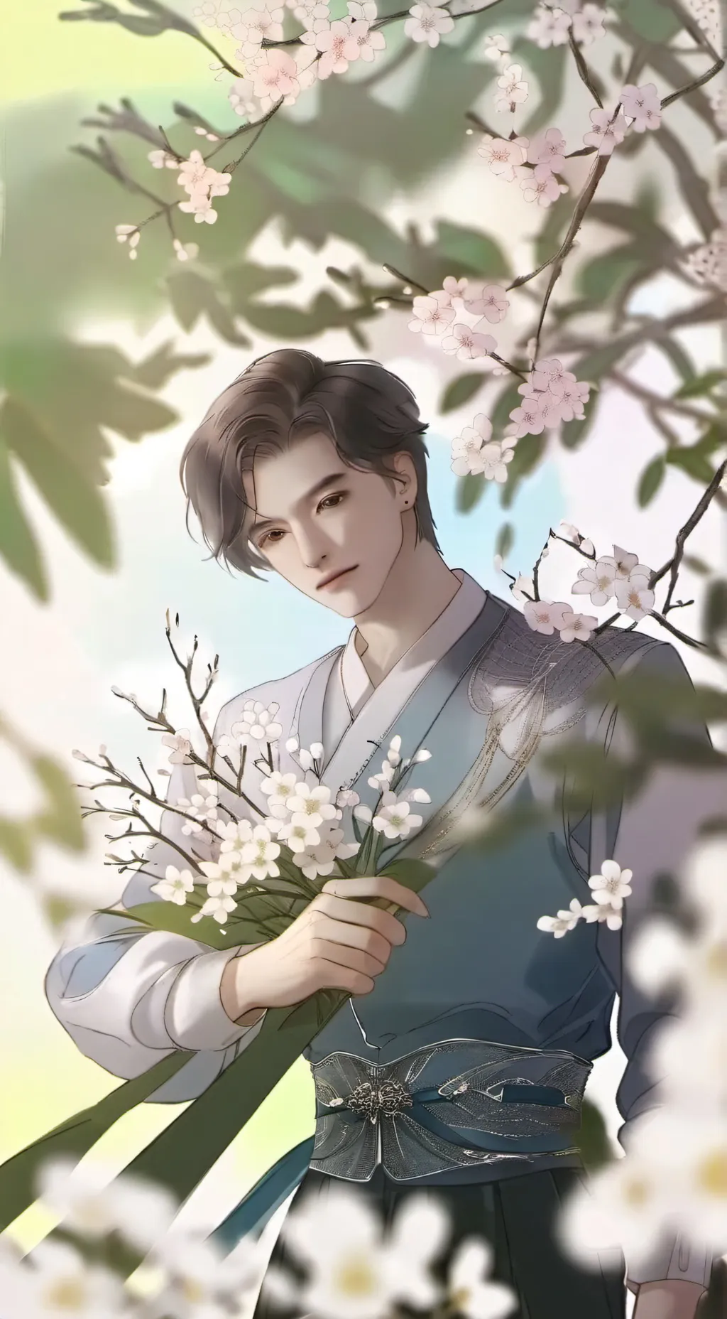 ai character: BTS💜 background