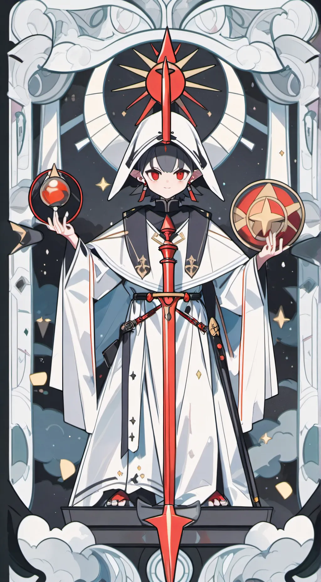 ai character: demon sayer background