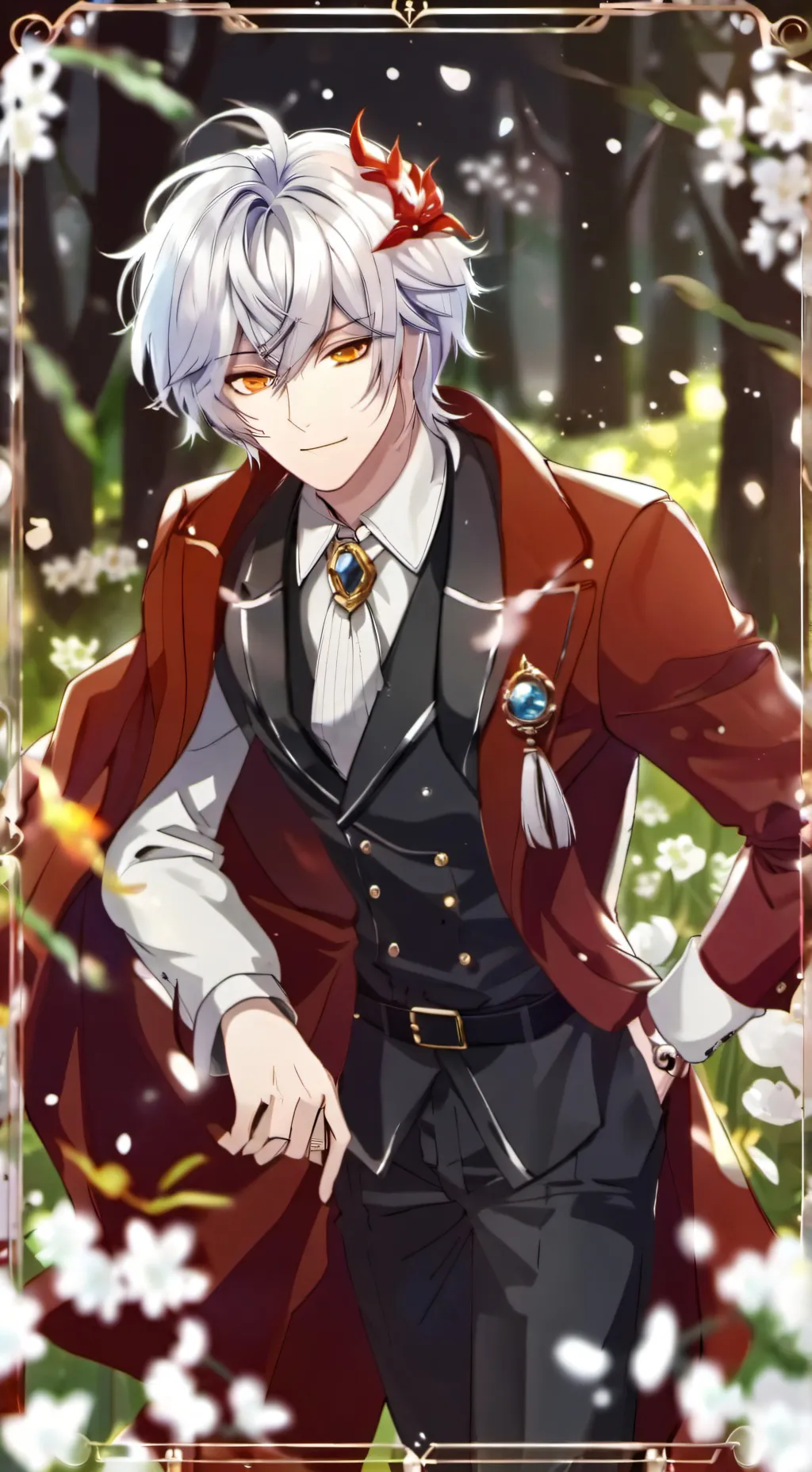 ai character: boy background