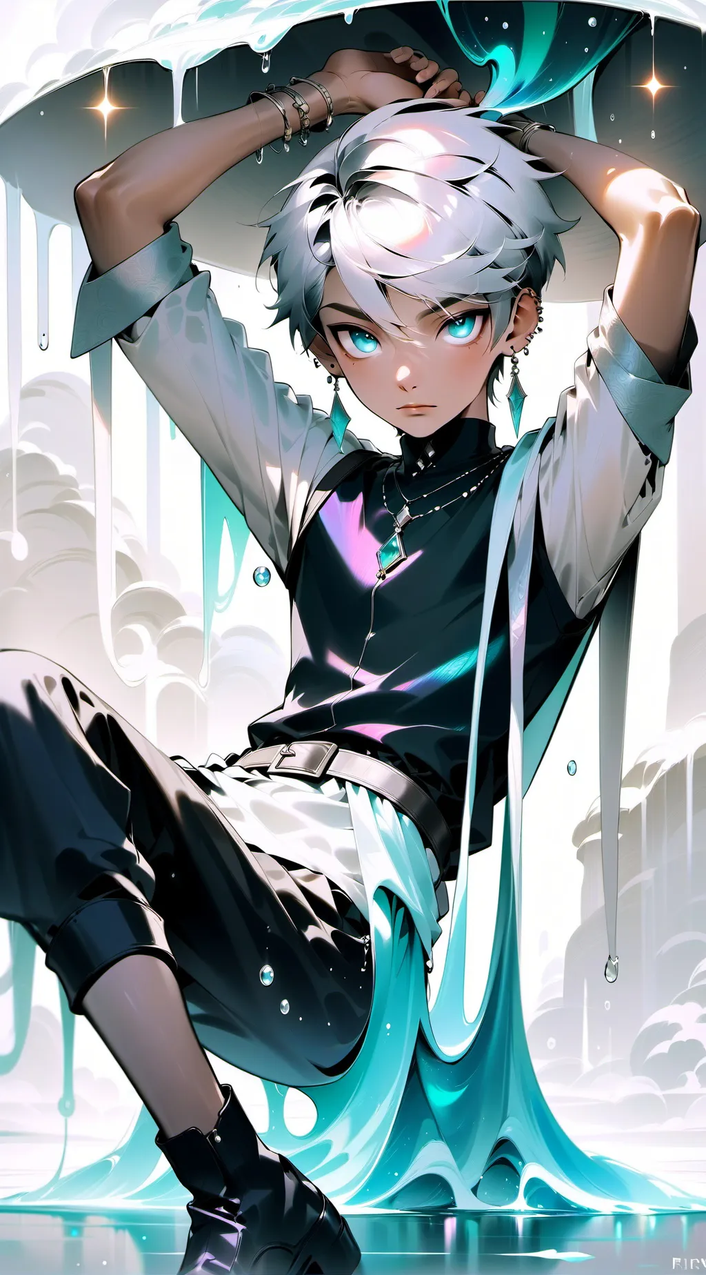 ai character: yushiro tamari  background