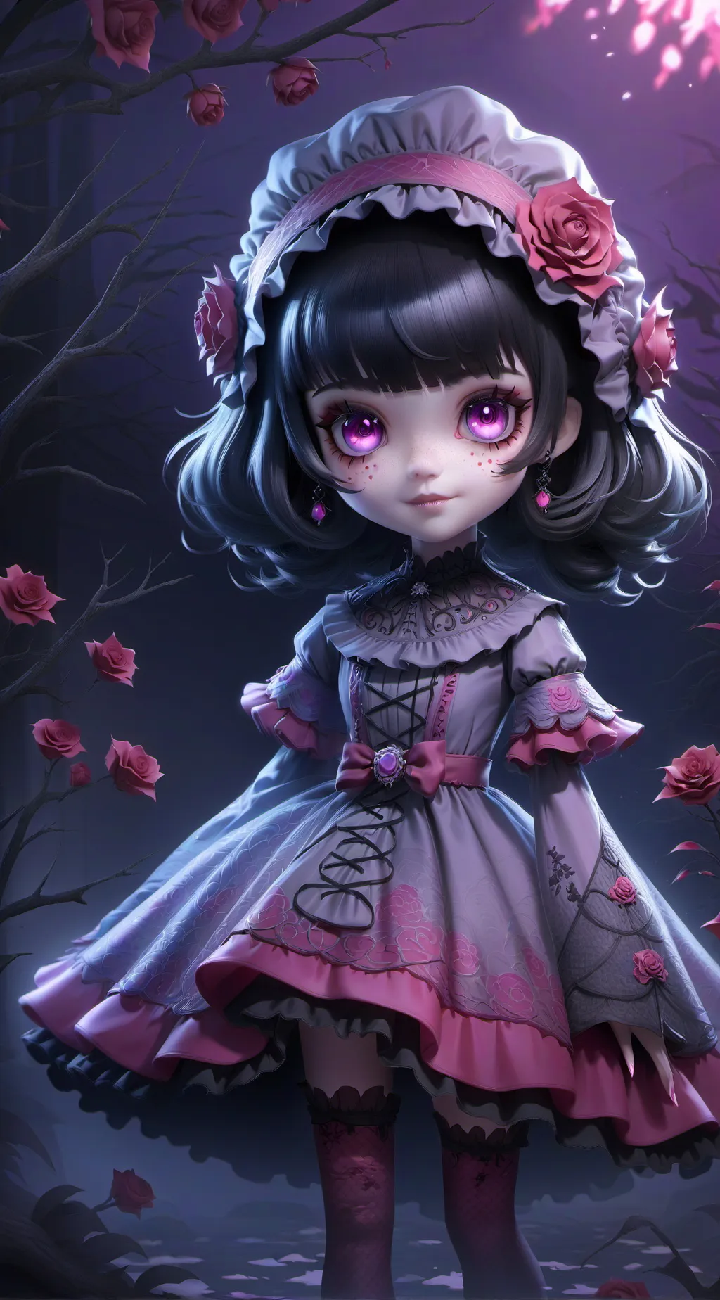 ai character: MUDER DRONES background