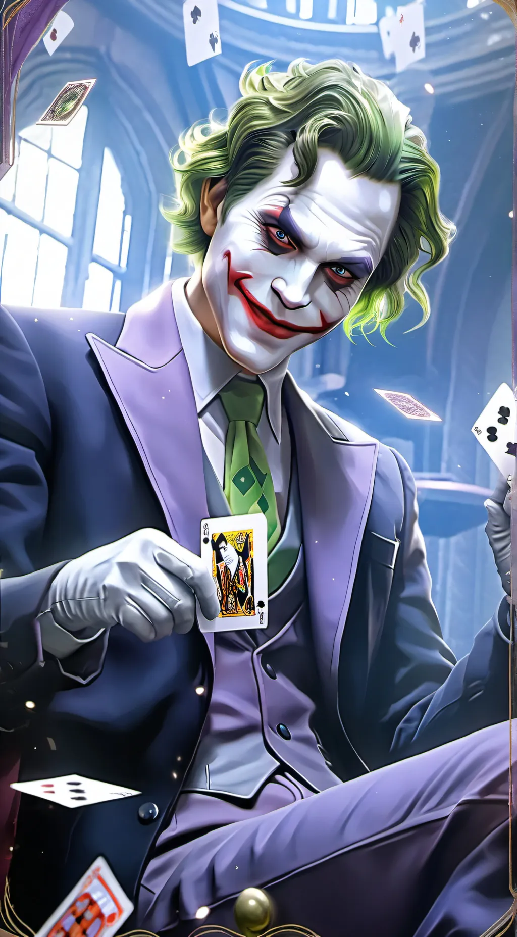 ai character: The Joker background