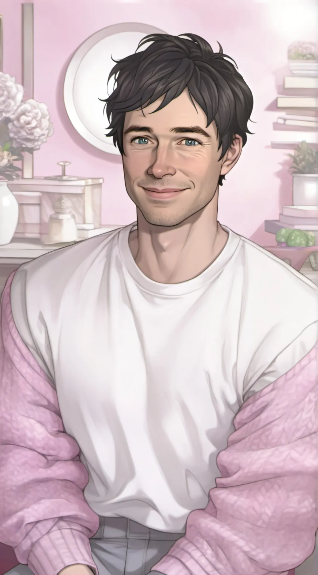ai character: Harrison Wells background