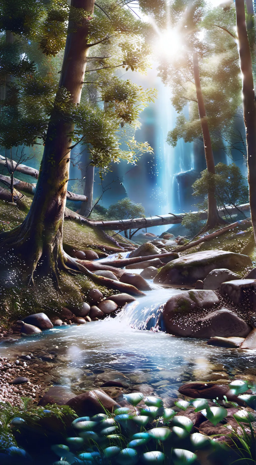 ai character: The Forest Vale background