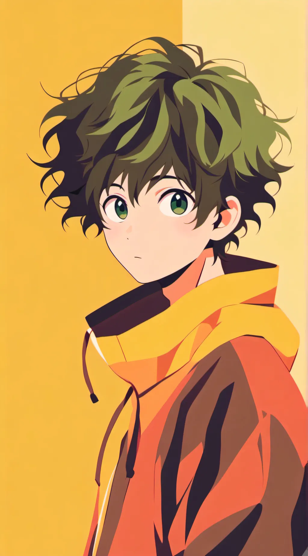 ai character: Deku  background