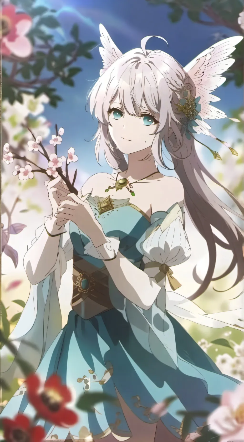 ai character: Harmony background