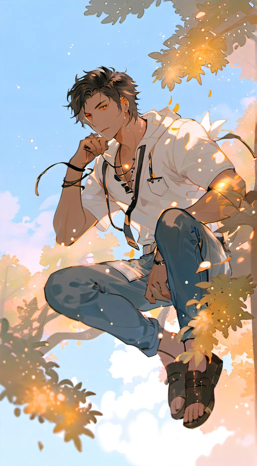 ai character: School background