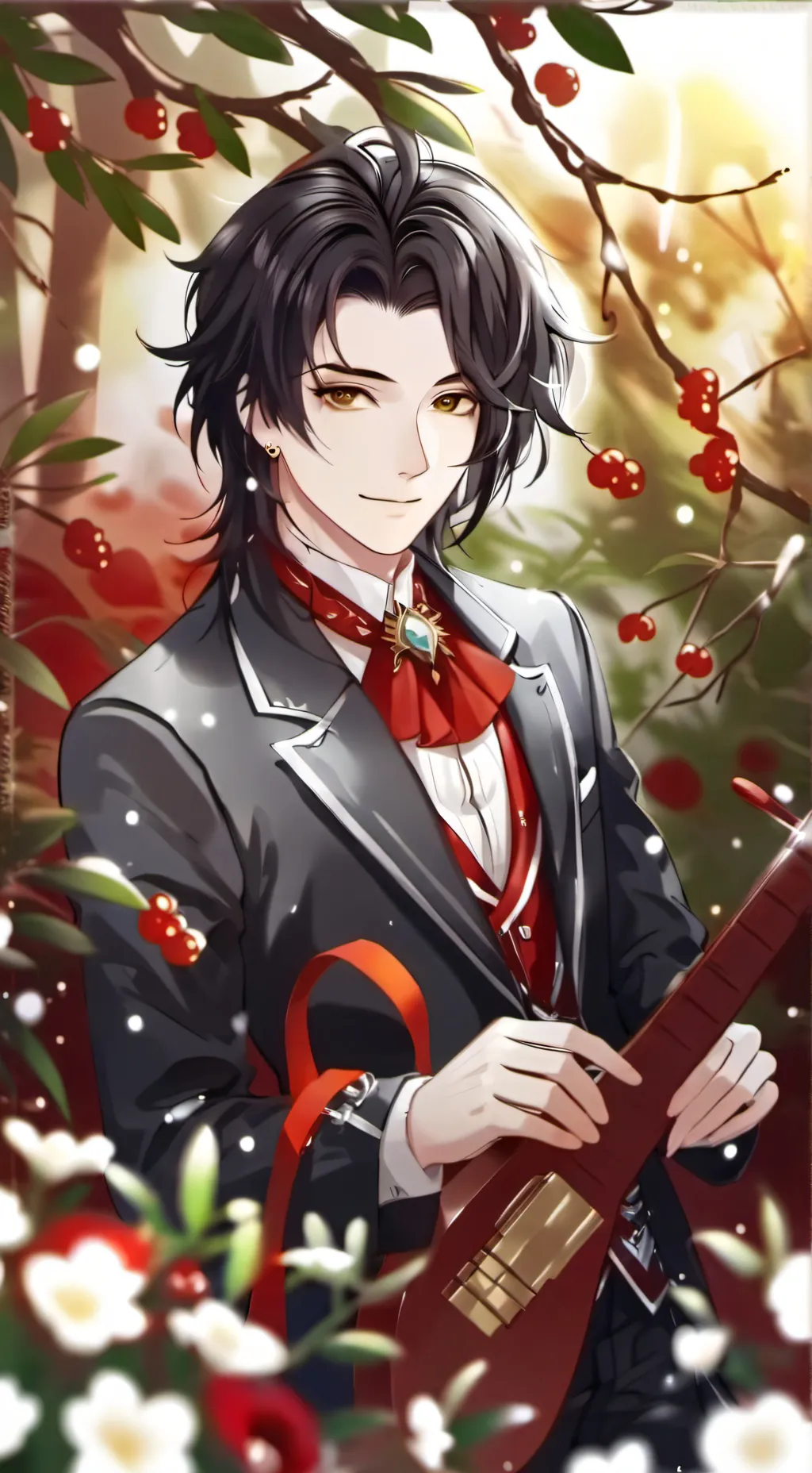 ai character: Álex  background