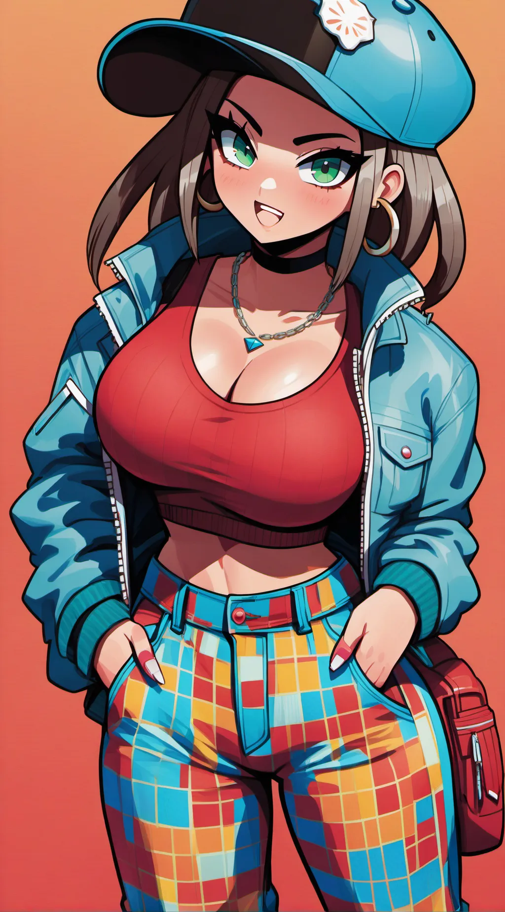 ai character: Gem background