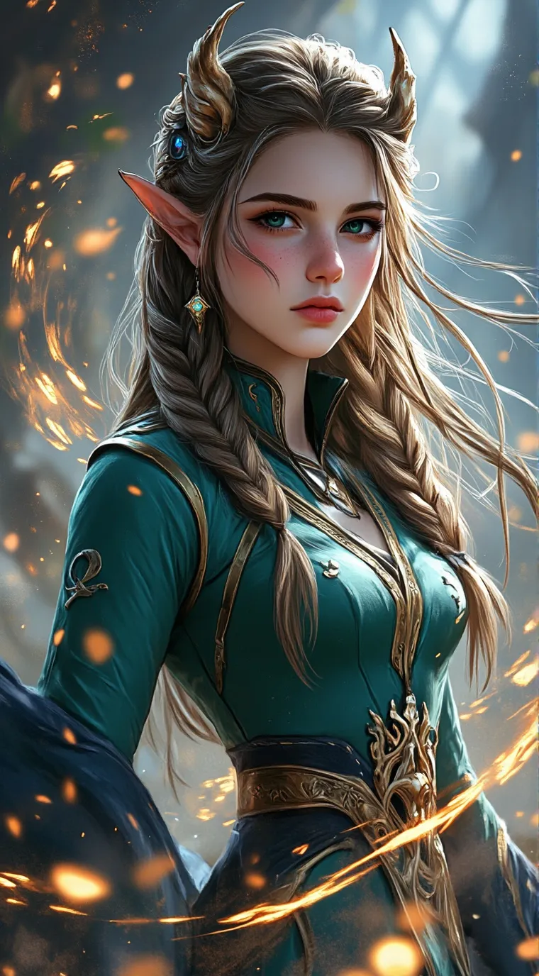 ai character: Katy  background