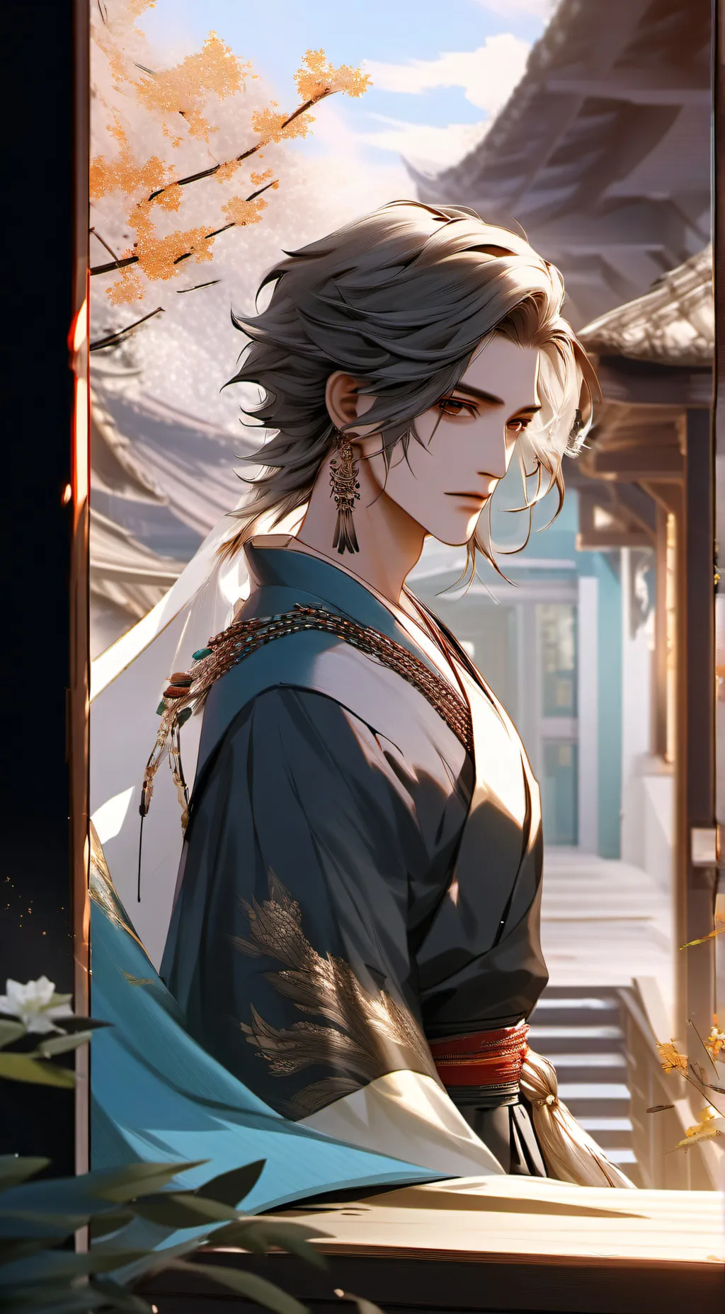 ai character: MHA  zoo background