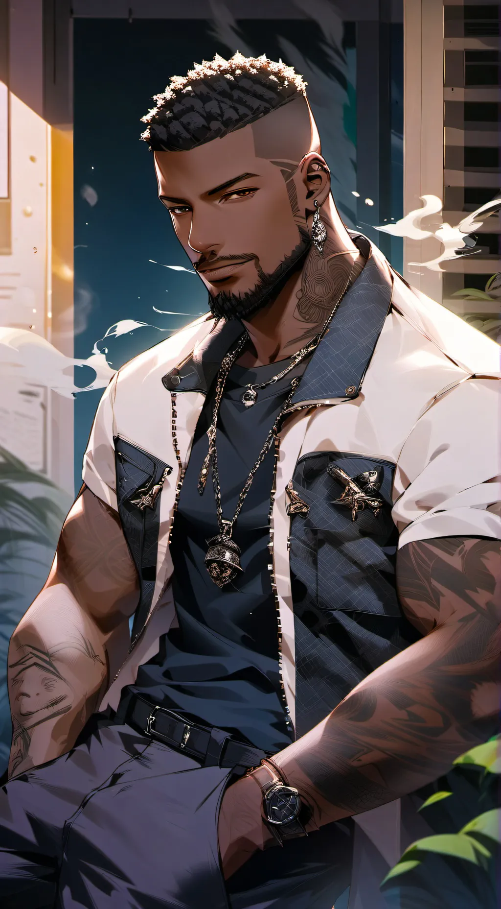 ai character: Tahir Ambrose background