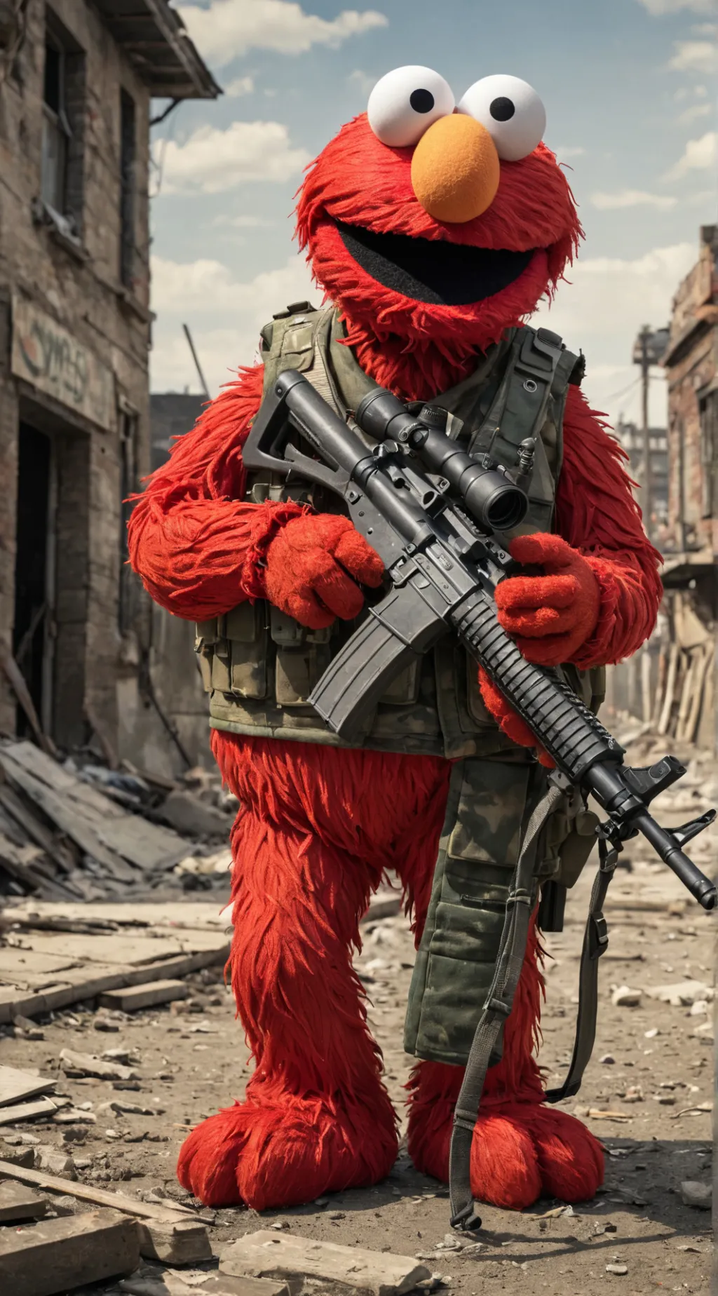 ai character: Elmos Call Of Duty background