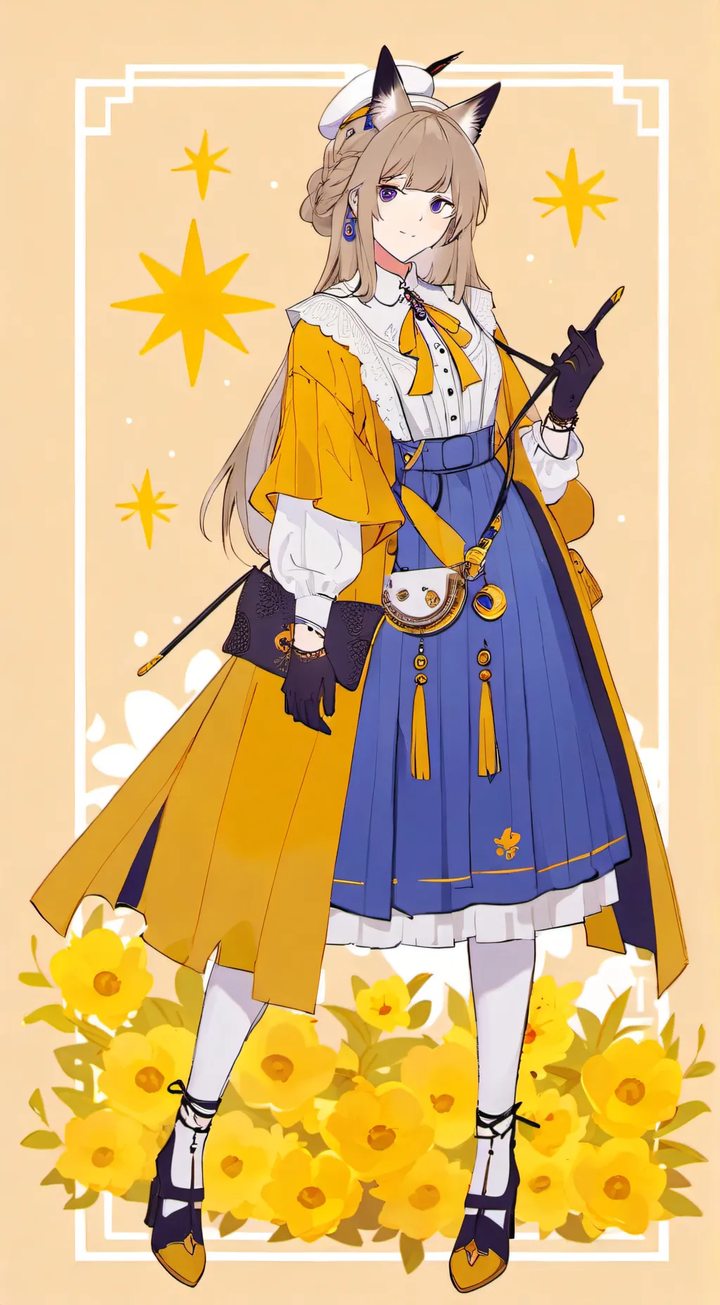 ai character: Luna background