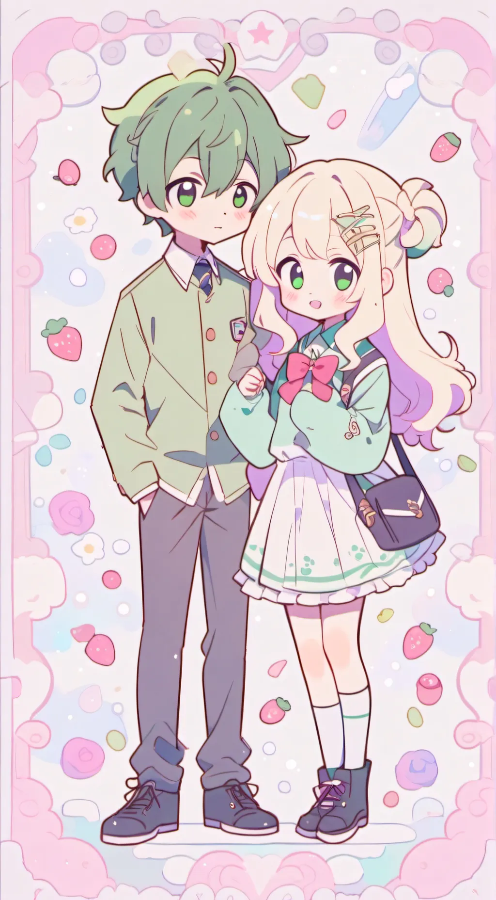 ai character: Luna background