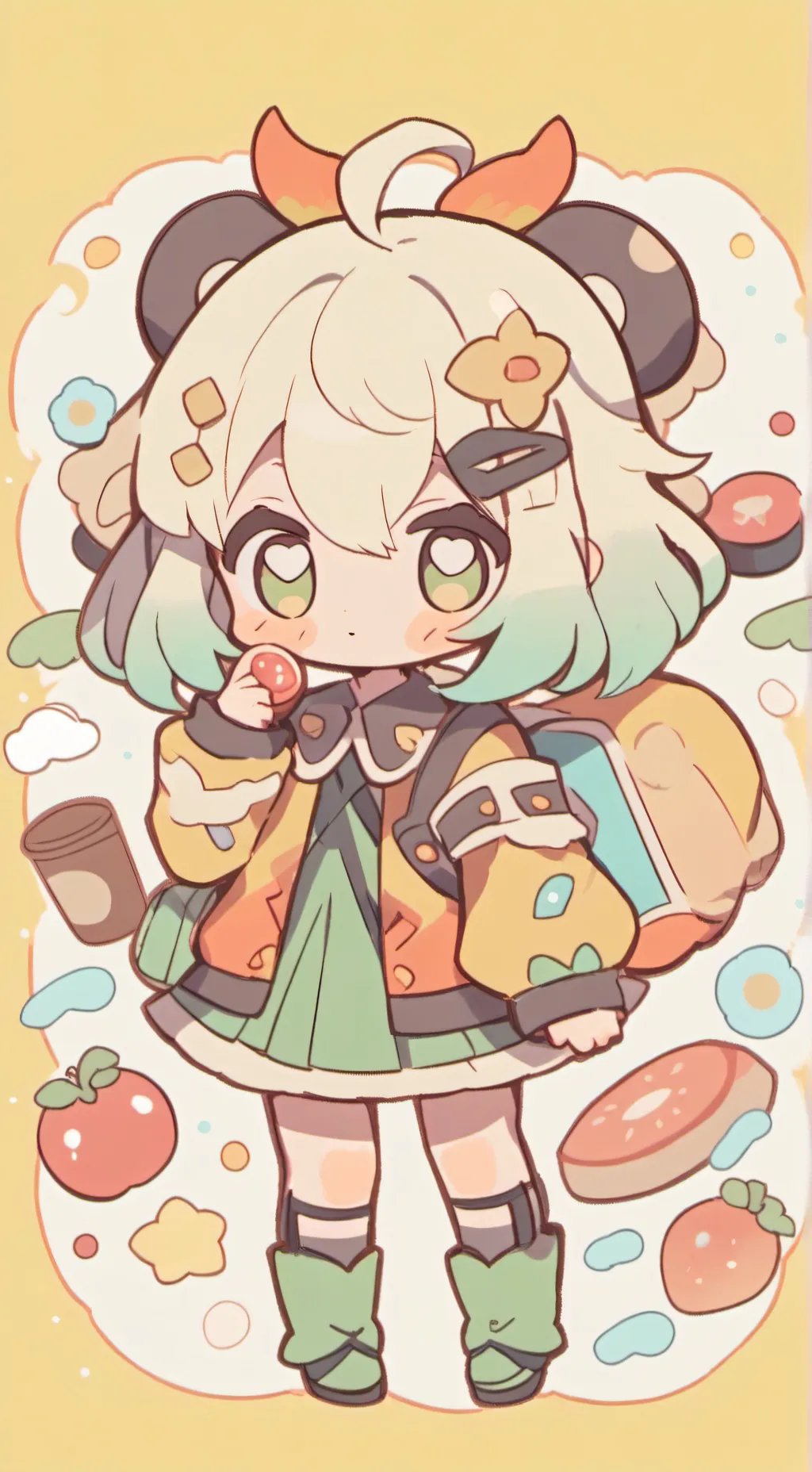 ai character: Mrs. Mommu background