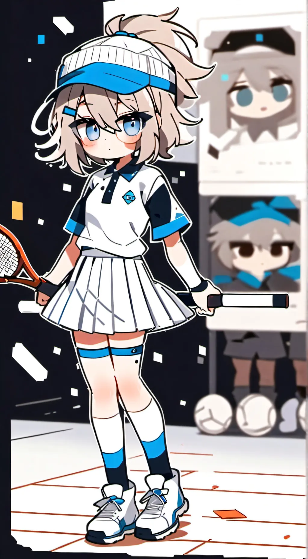 ai character: german  veiga background