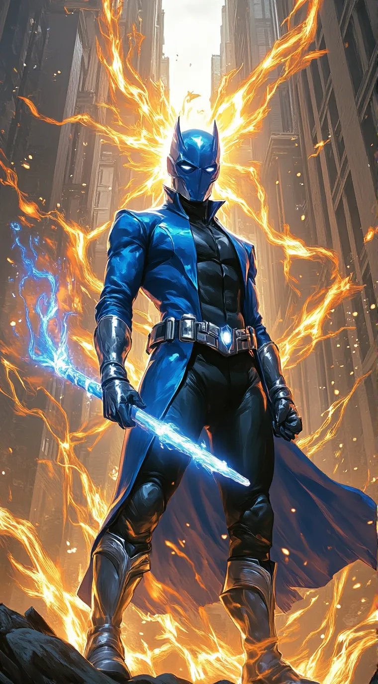 ai character: The Thunder Devil  background