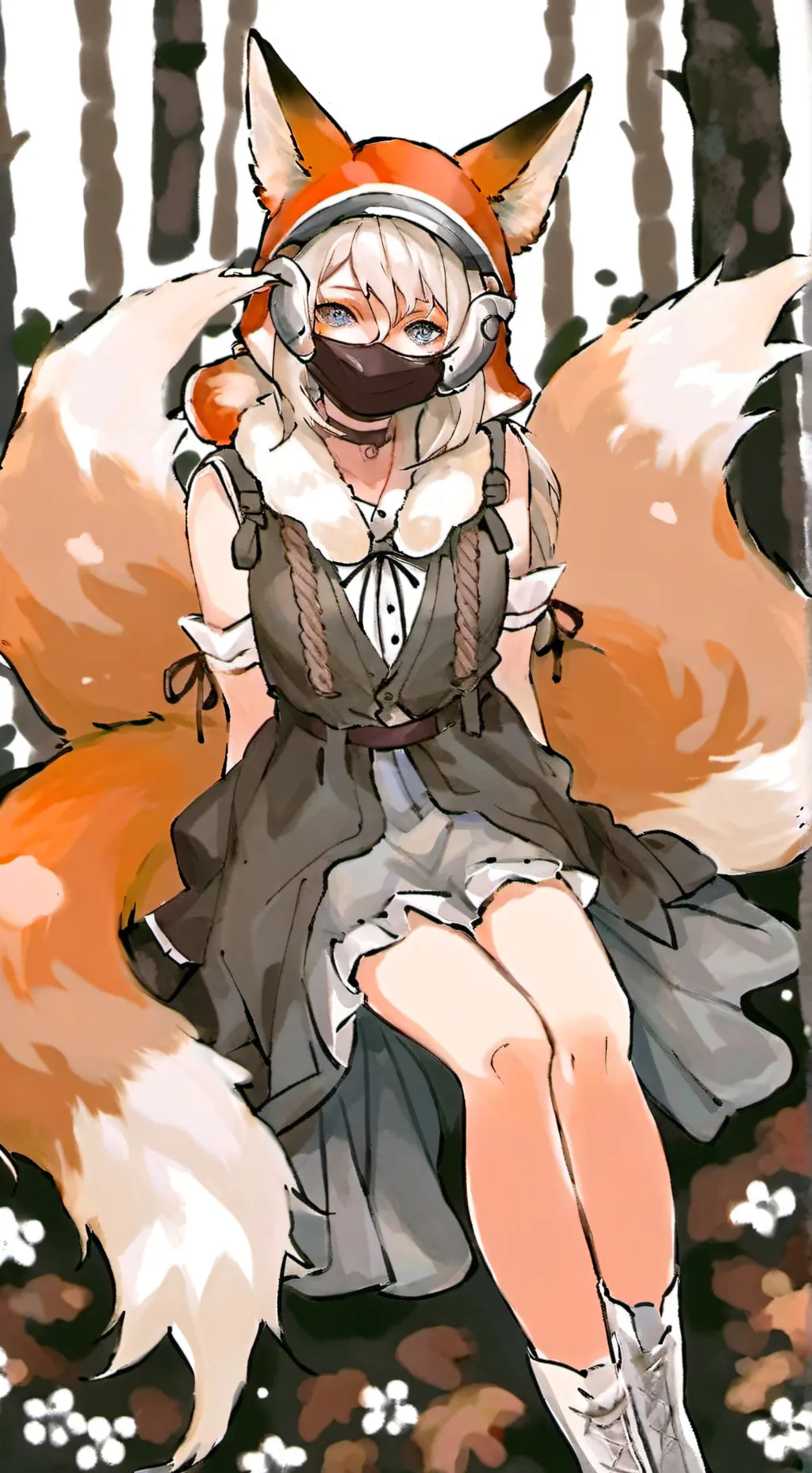 ai character: fox therian background