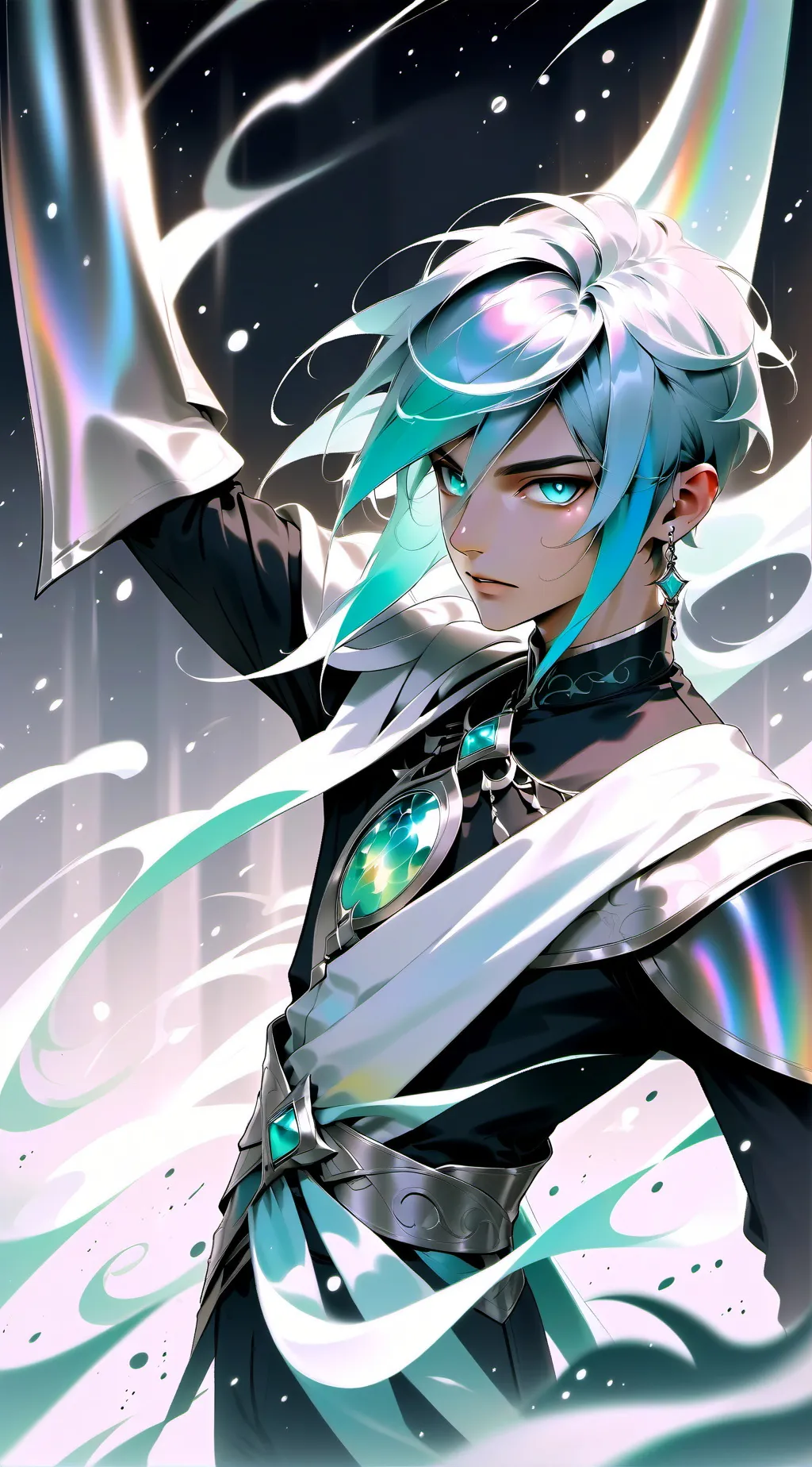 ai character: ash background