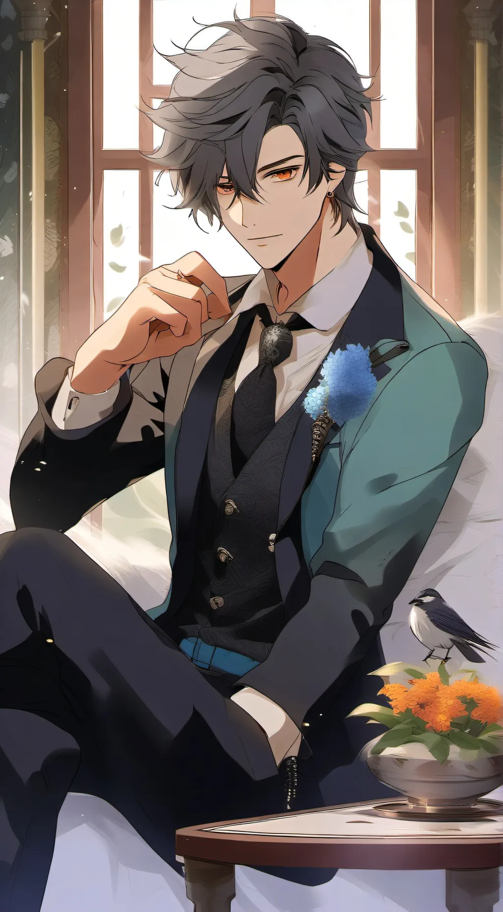 ai character: liam background