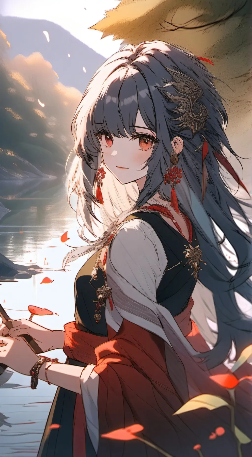 ai character: Shina background