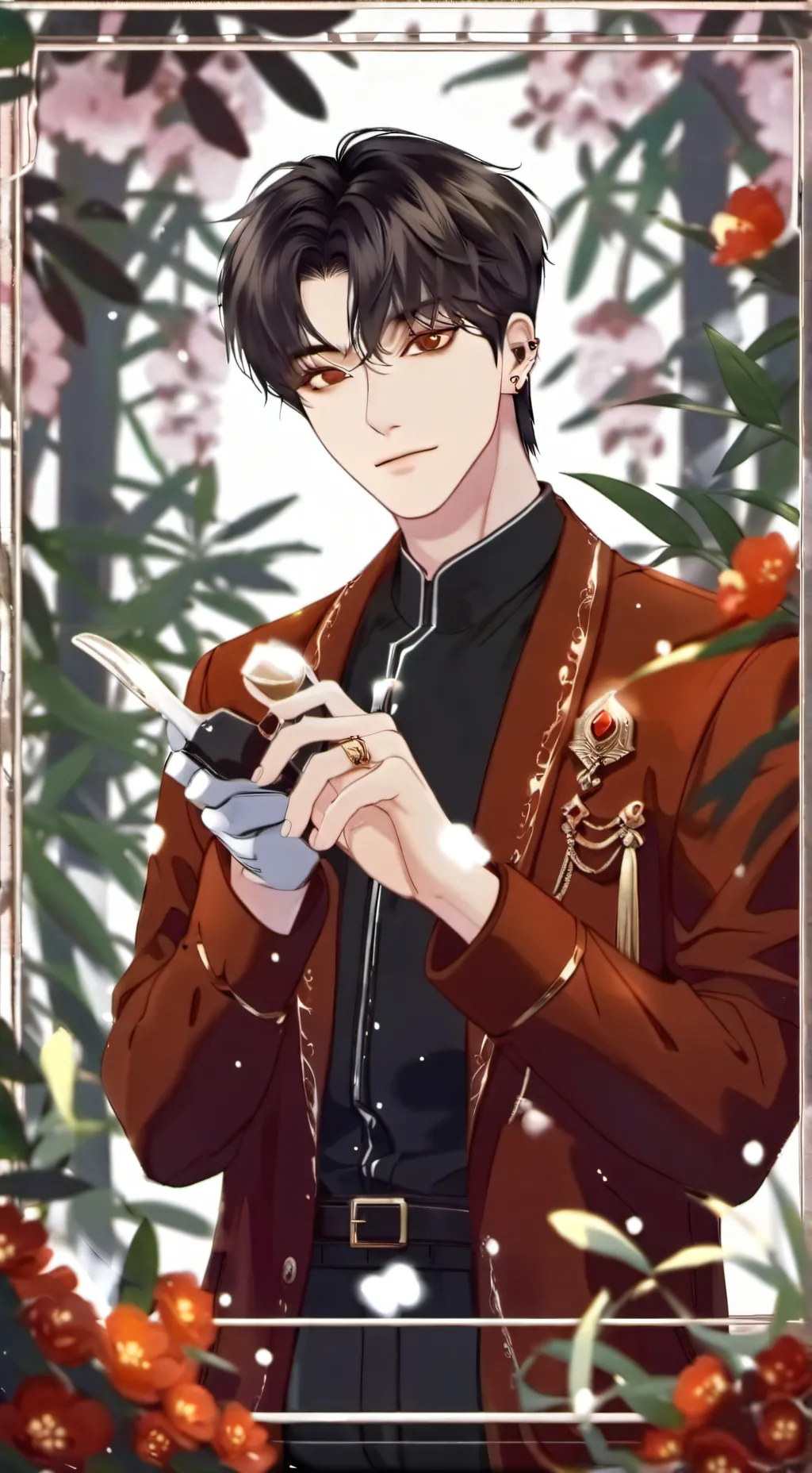 ai character: Axel ❤️ background