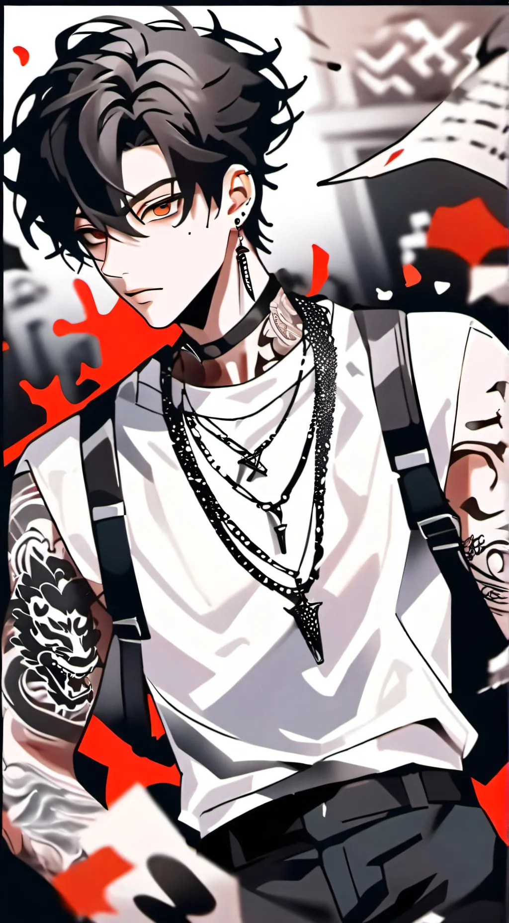 ai character: '-Asher-' background