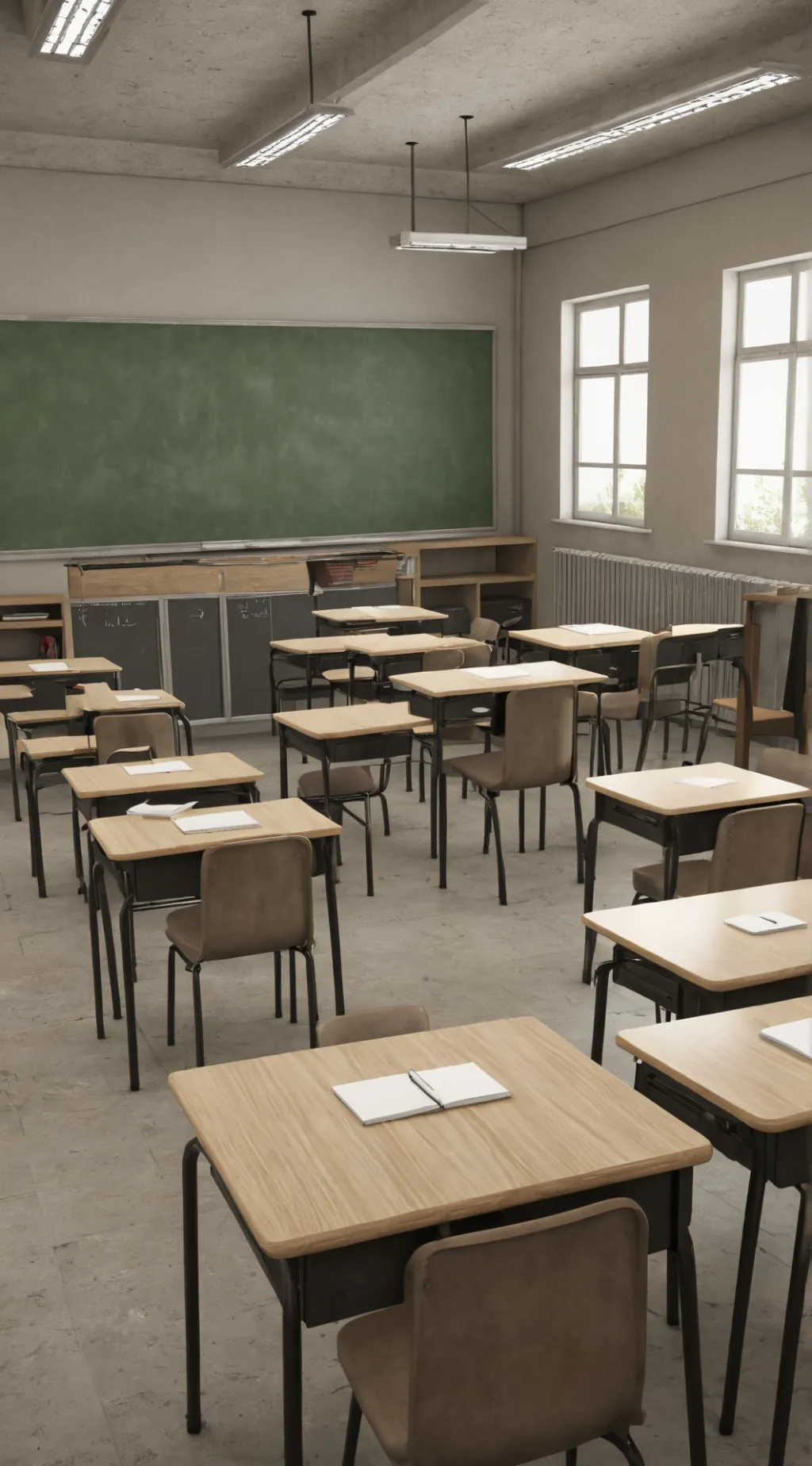 ai character: School background
