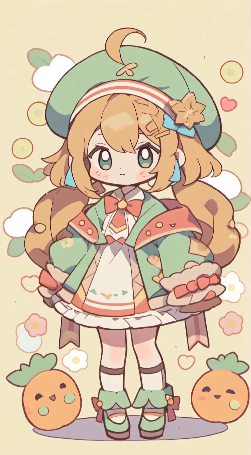 ai character: Choco background