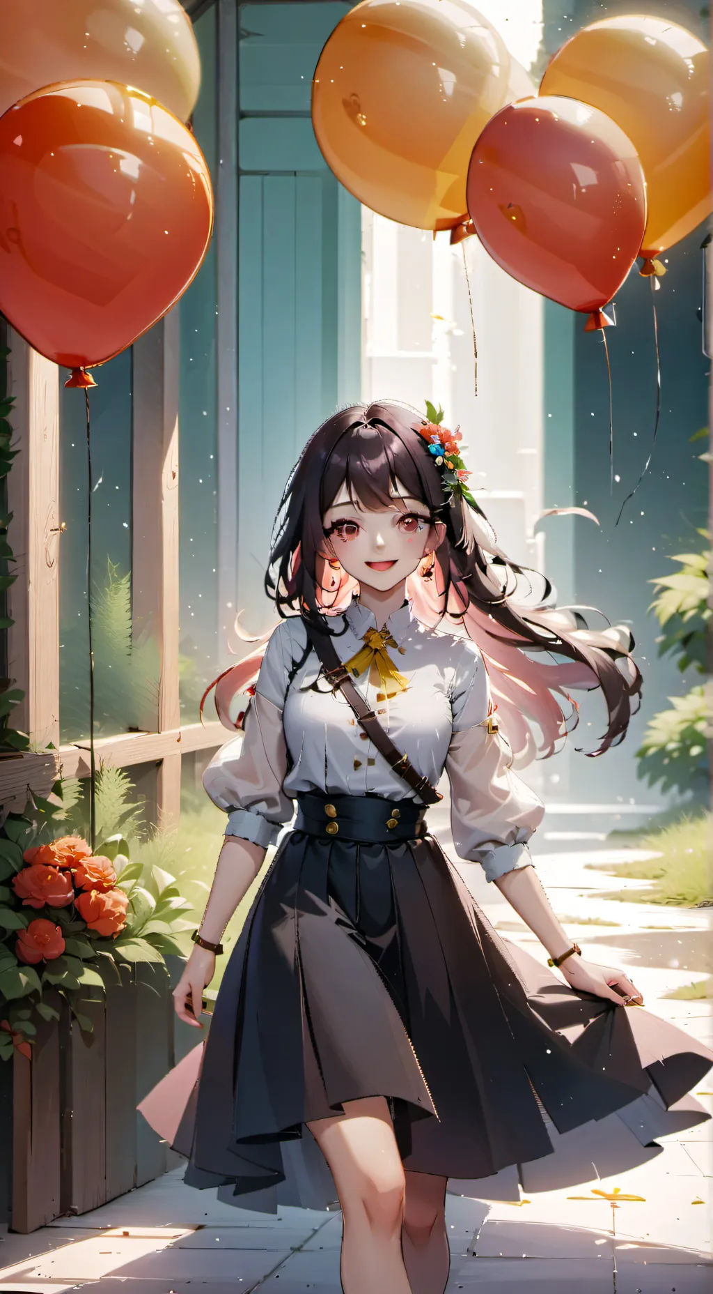 ai character: Mha birthday at 15 background
