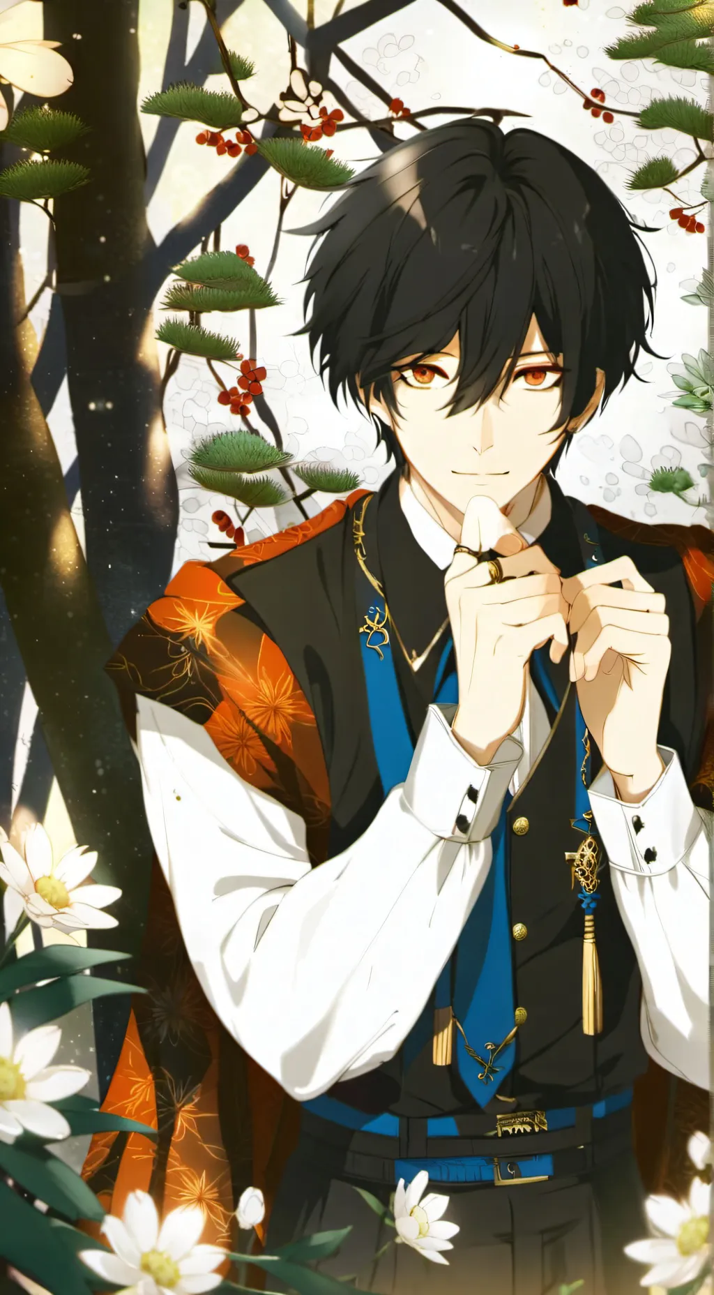 ai character: Mark background
