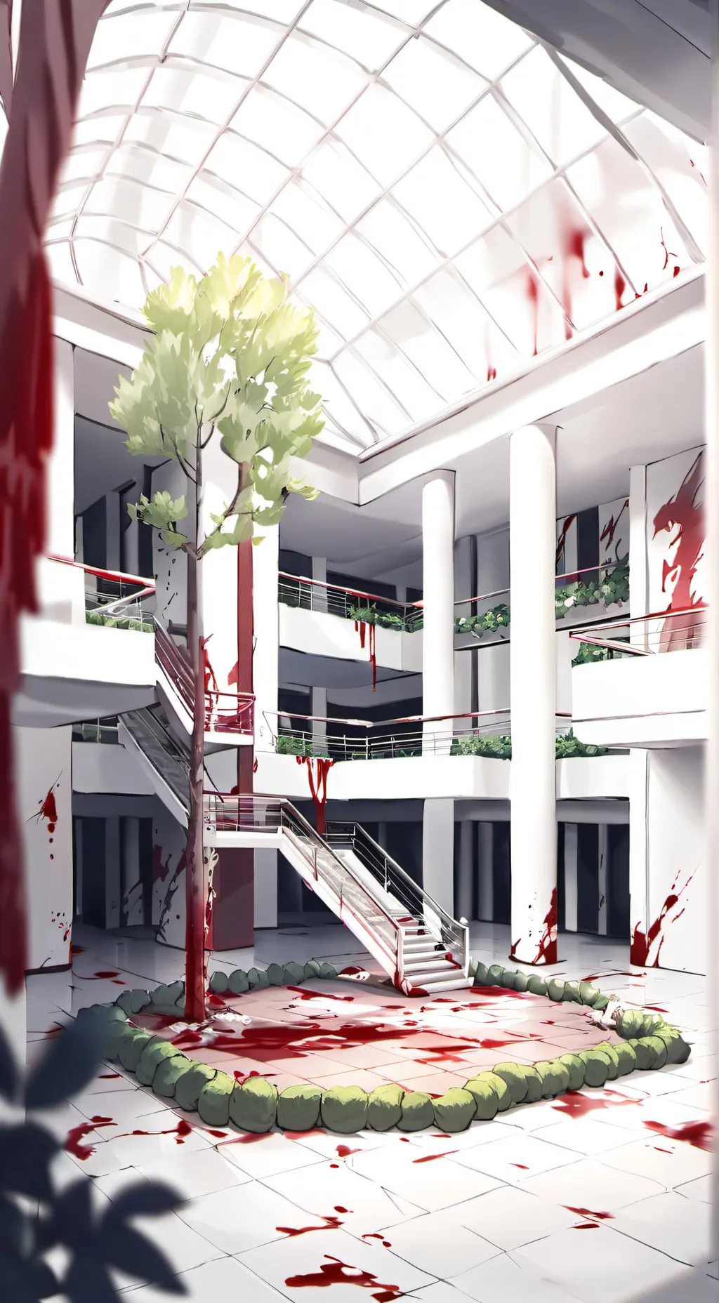 ai character: zombie apocalypse  background