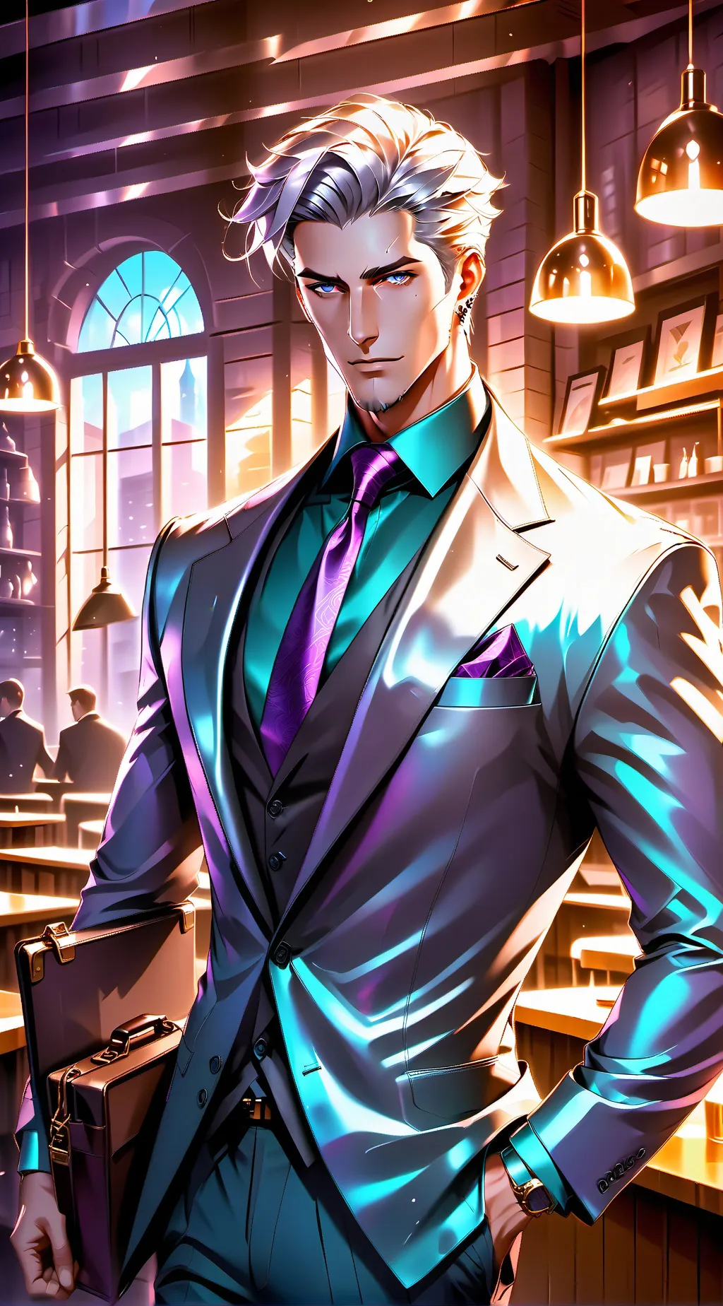 ai character: The Contrarian Connoisseur background