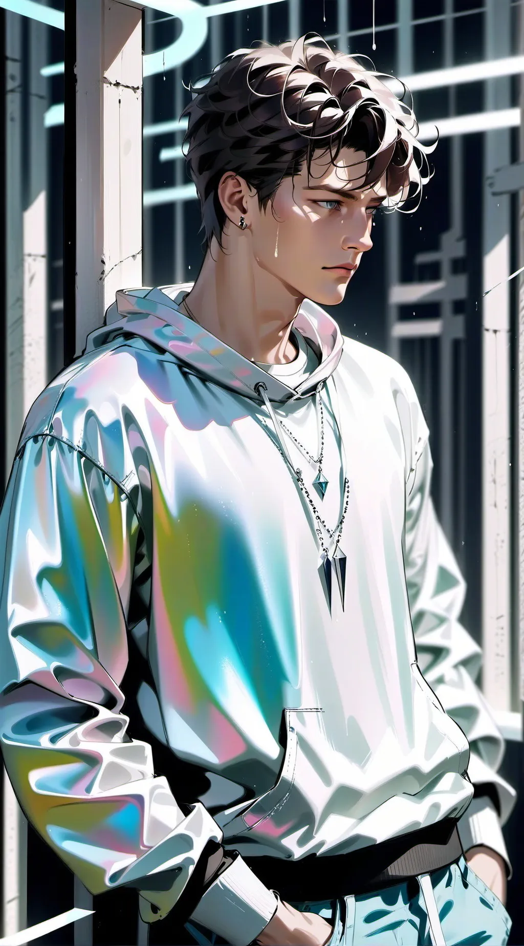 ai character: Stiven  background