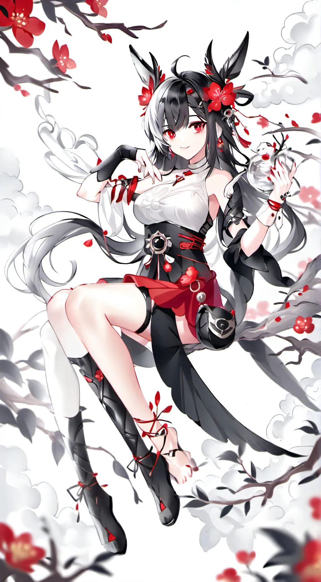 ai character: Даша :) background