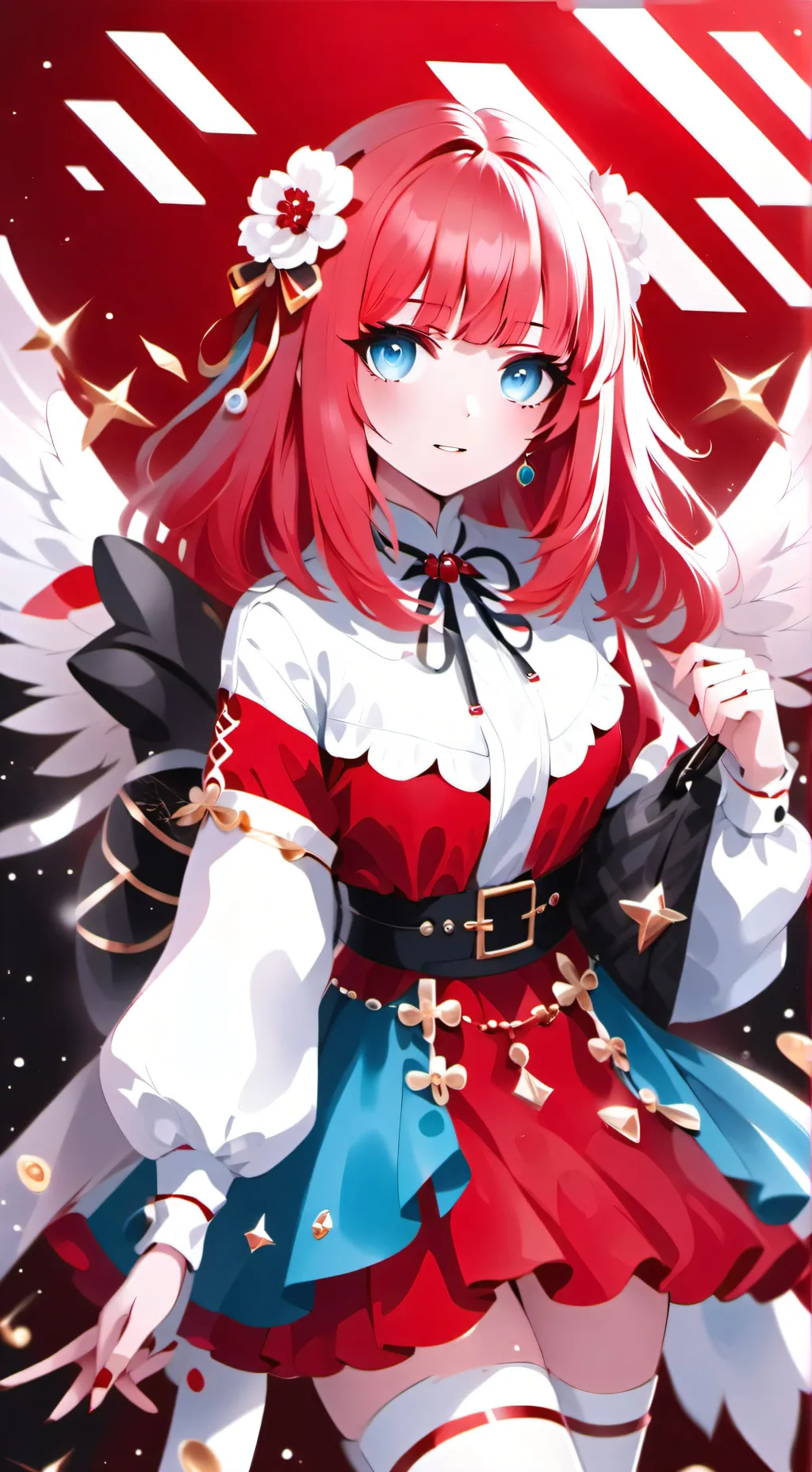 ai character: A new wish x Pochi background