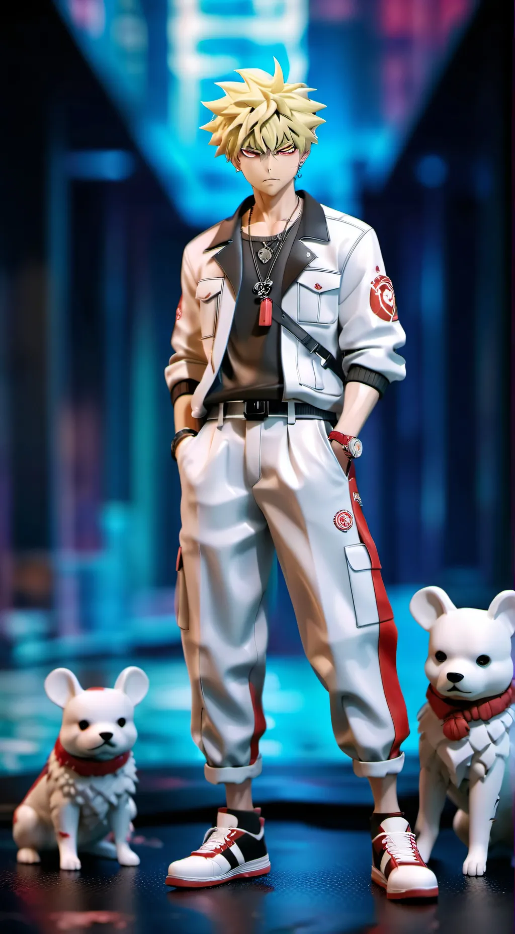 ai character: Bakugo background