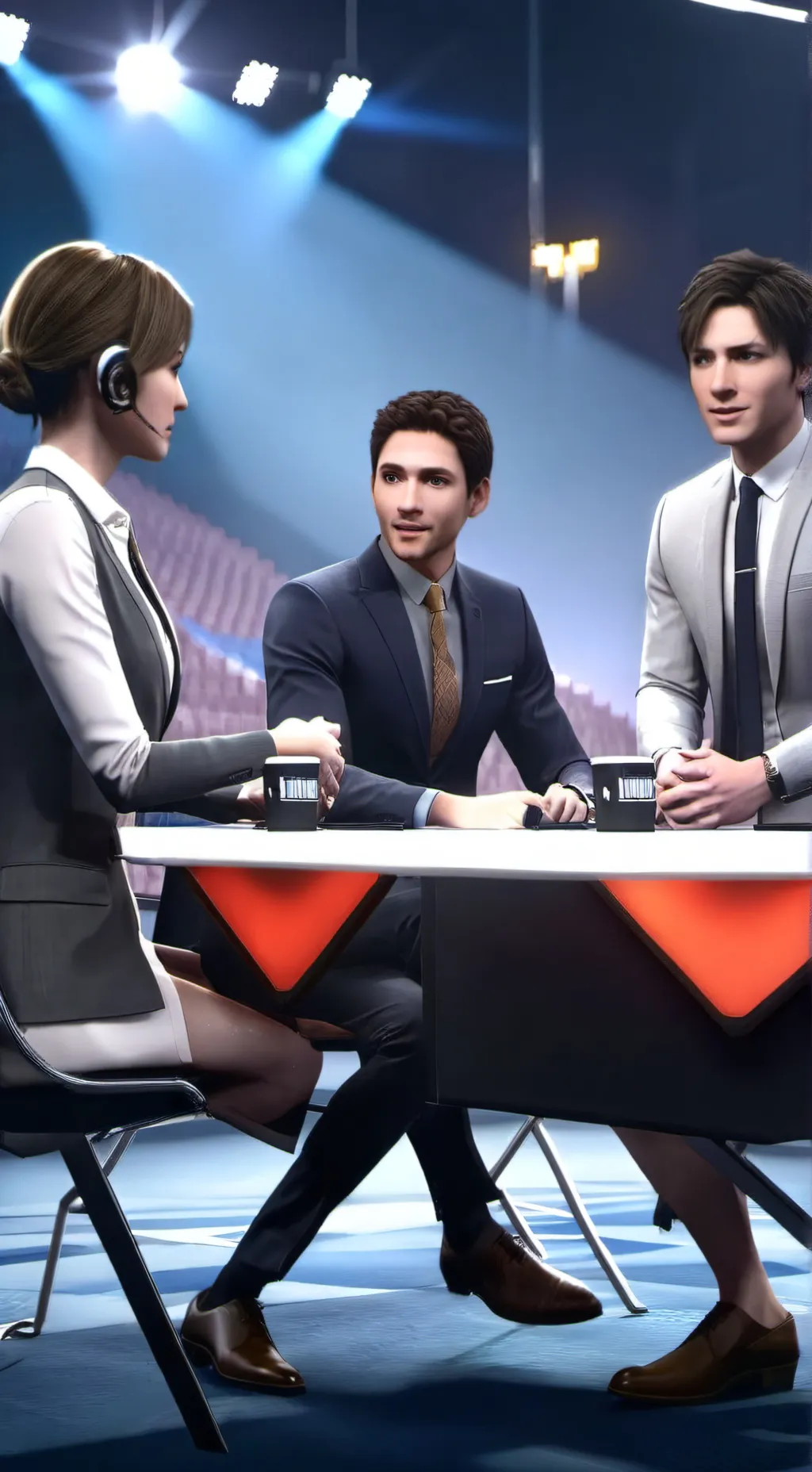 ai character: Game Show😱 background