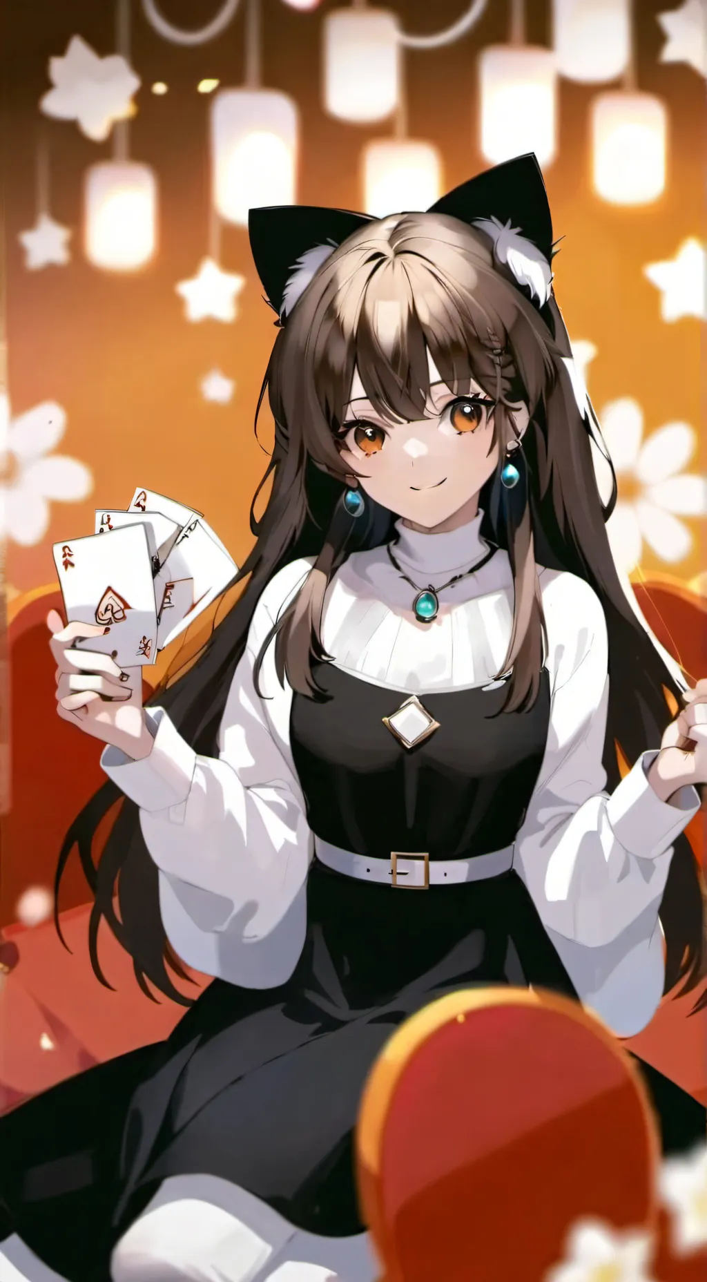 ai character: Tina  background